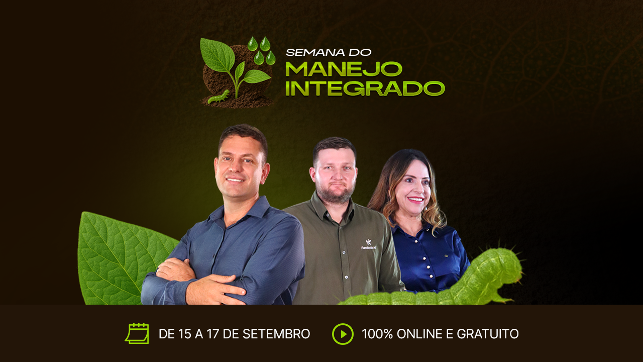 Semana do Manejo Integrado: evento gratuito